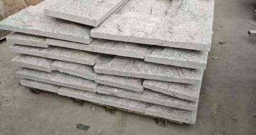 东莞芝麻白蘑菇石，自然面