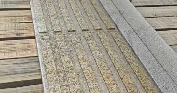 东莞黄金麻盲道石 盲条