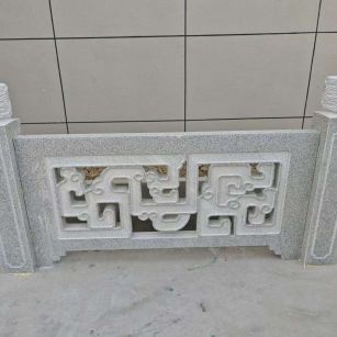 东莞芝麻白河道栏杆 桥栏杆