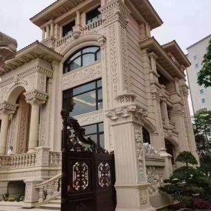 东莞黄金麻别墅外墙异形定制