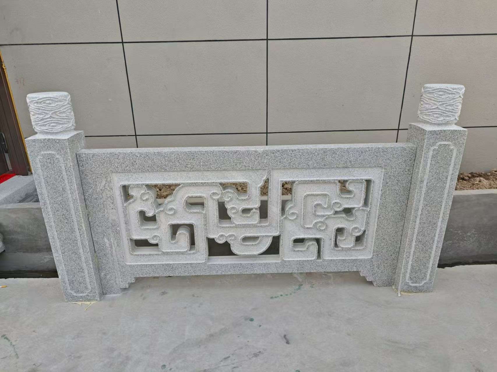 东莞芝麻白河道栏杆 桥栏杆