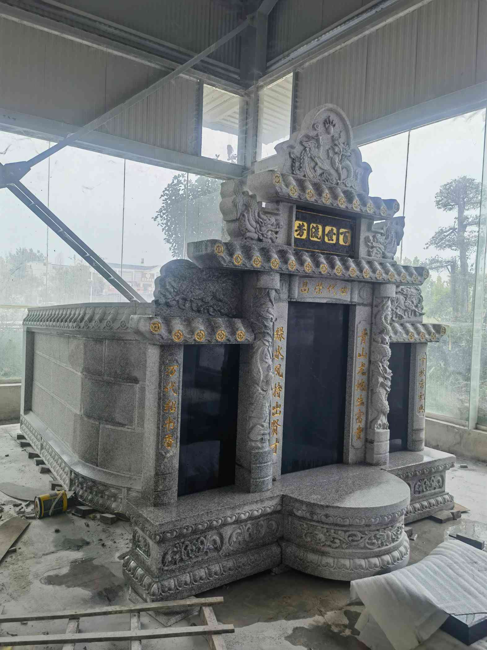 东莞套墓 墓碑 围坟石 异形定制